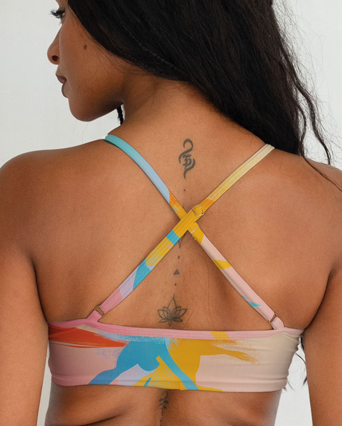 Abstract Pattern Series 15 Cross Bra - DOKOYO