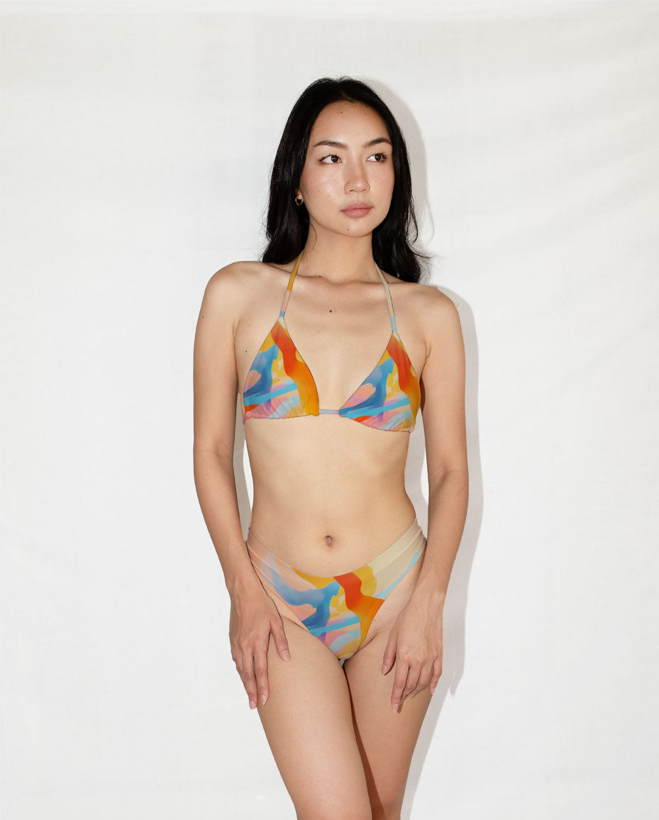 Abstract Pattern Series 15 Triangle Bra - DOKOYO