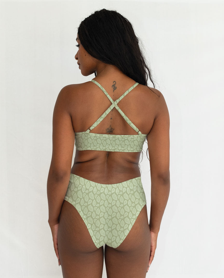 Abstract Pattern Series 19 Cross Bra - DOKOYO