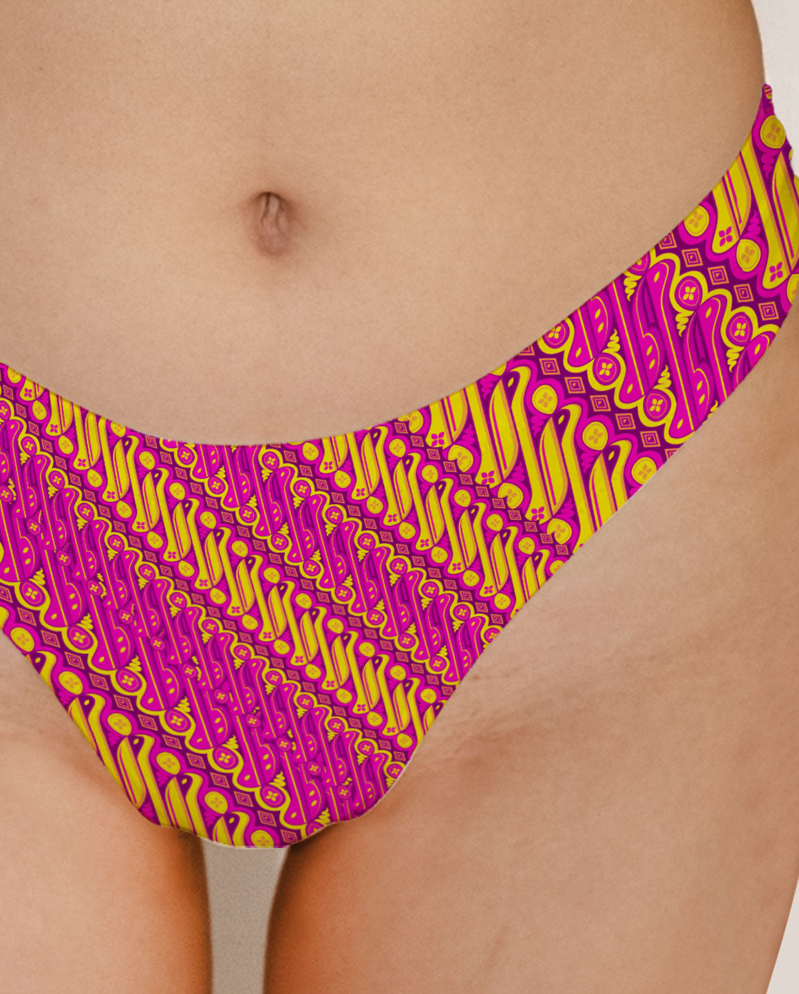 Batik Parang Pink Series Thong - DOKOYO