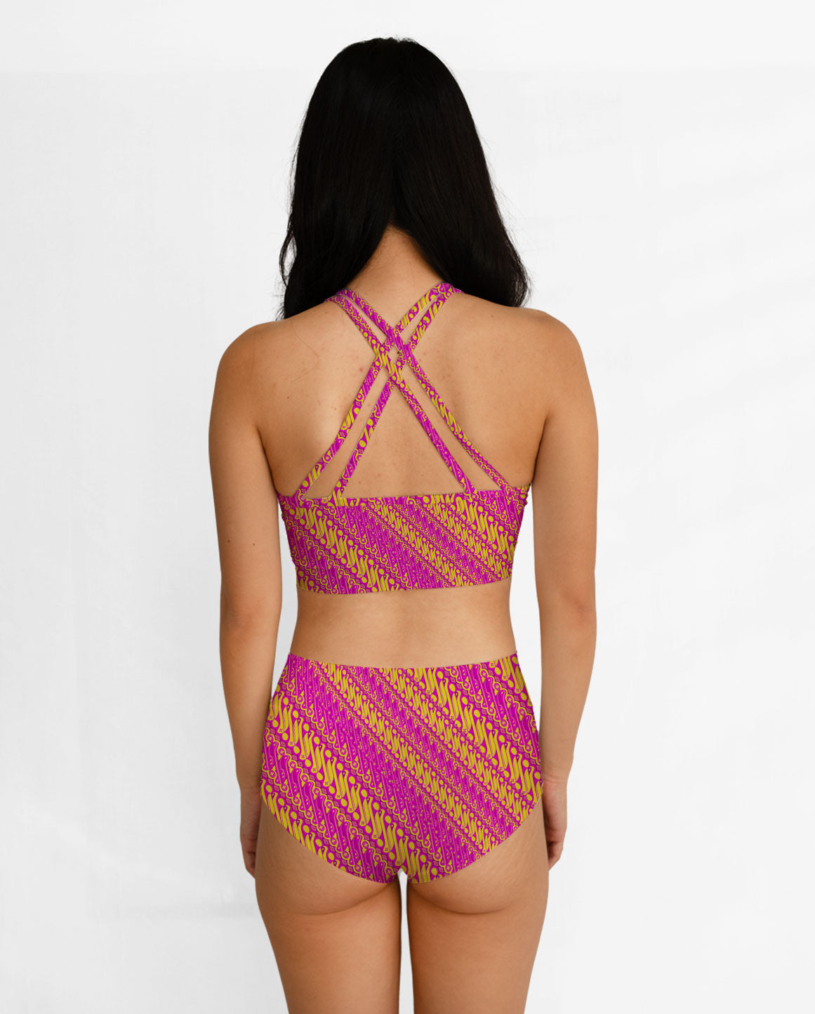 Batik Parang Pink Series Boy shorts Bottom - DOKOYO