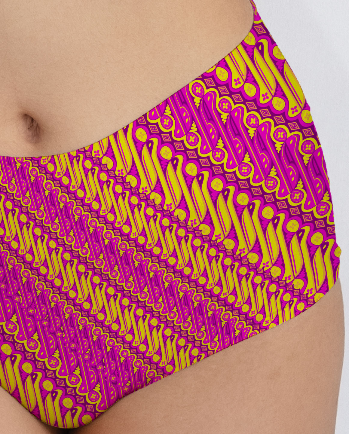 Batik Parang Pink Series Boy shorts Bottom - DOKOYO