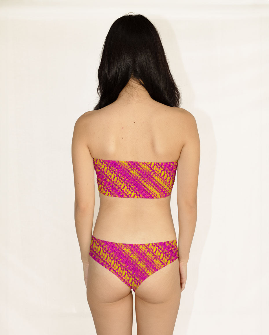 Batik Parang Pink Series Brazilian-style Underwear - DOKOYO