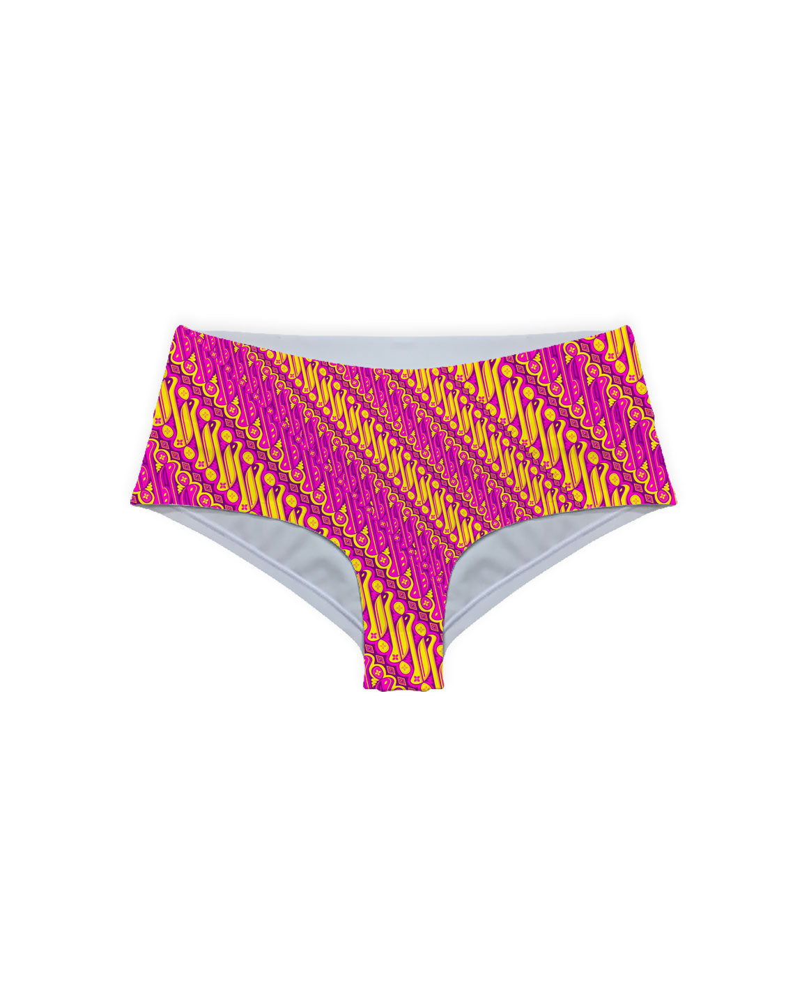 Batik Parang Pink Series Boy shorts Bottom - DOKOYO