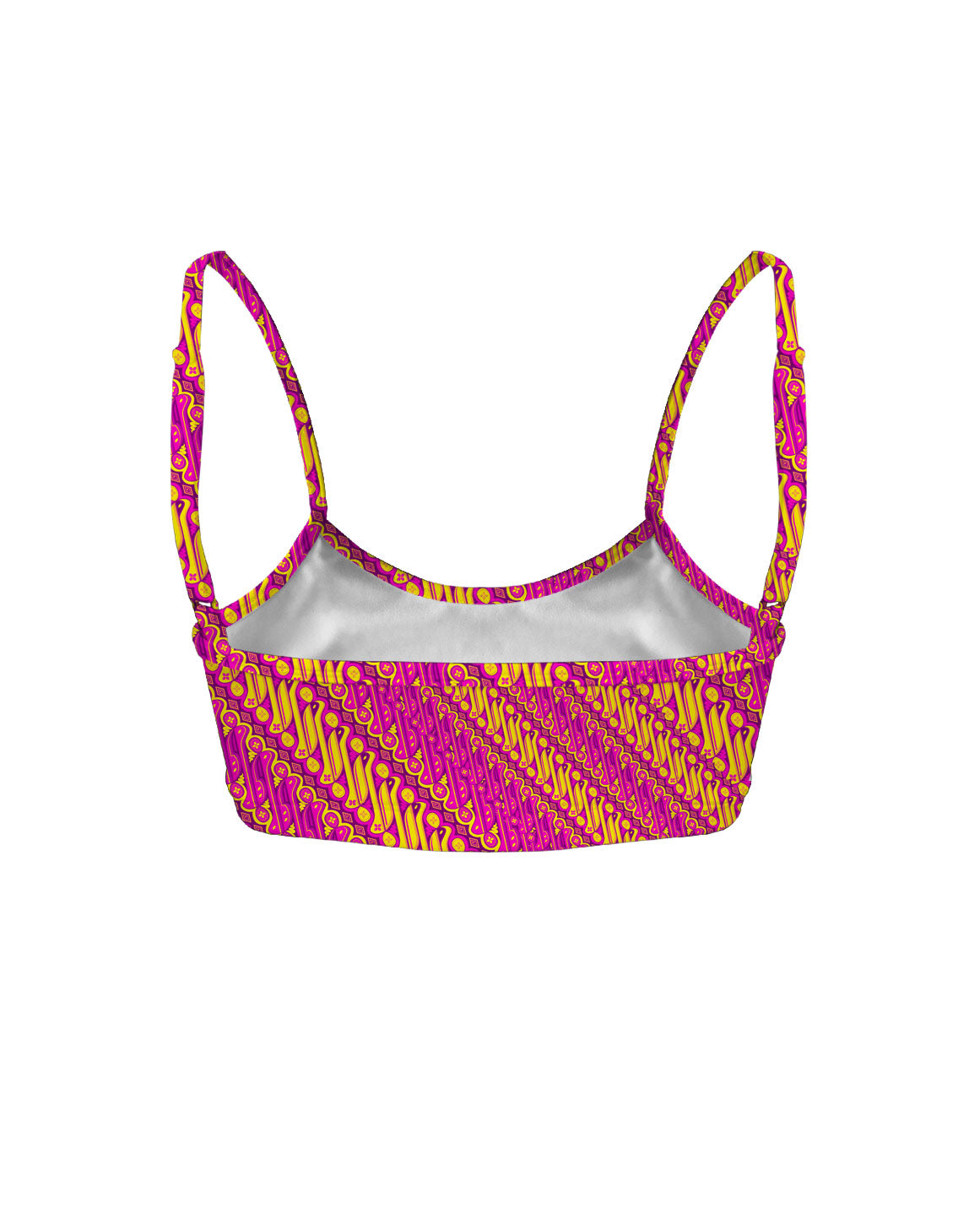 Batik Parang Pink Series Tube Style Bra - DOKOYO