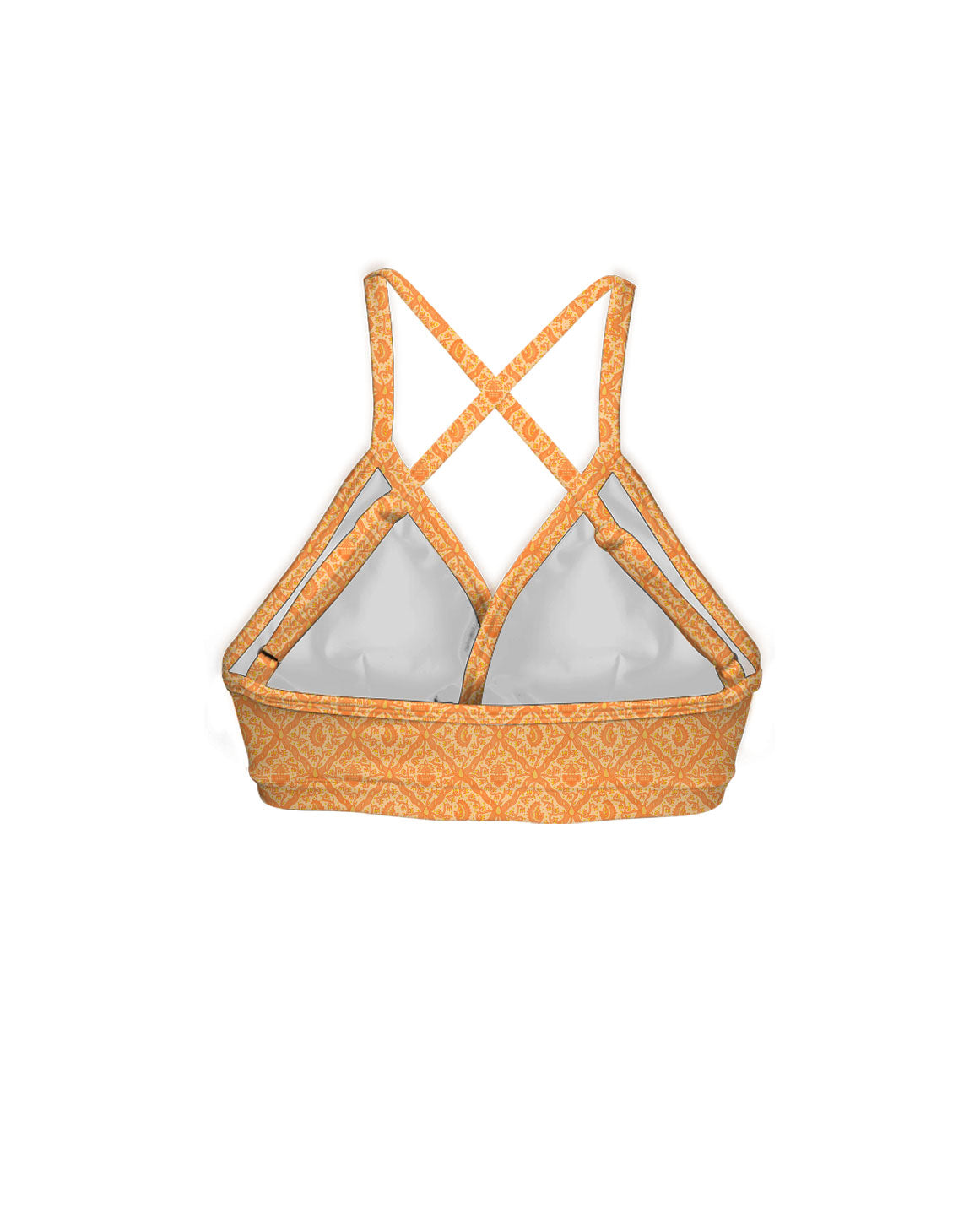 Batik Sidoluhur Orange Series Cross Bra - DOKOYO