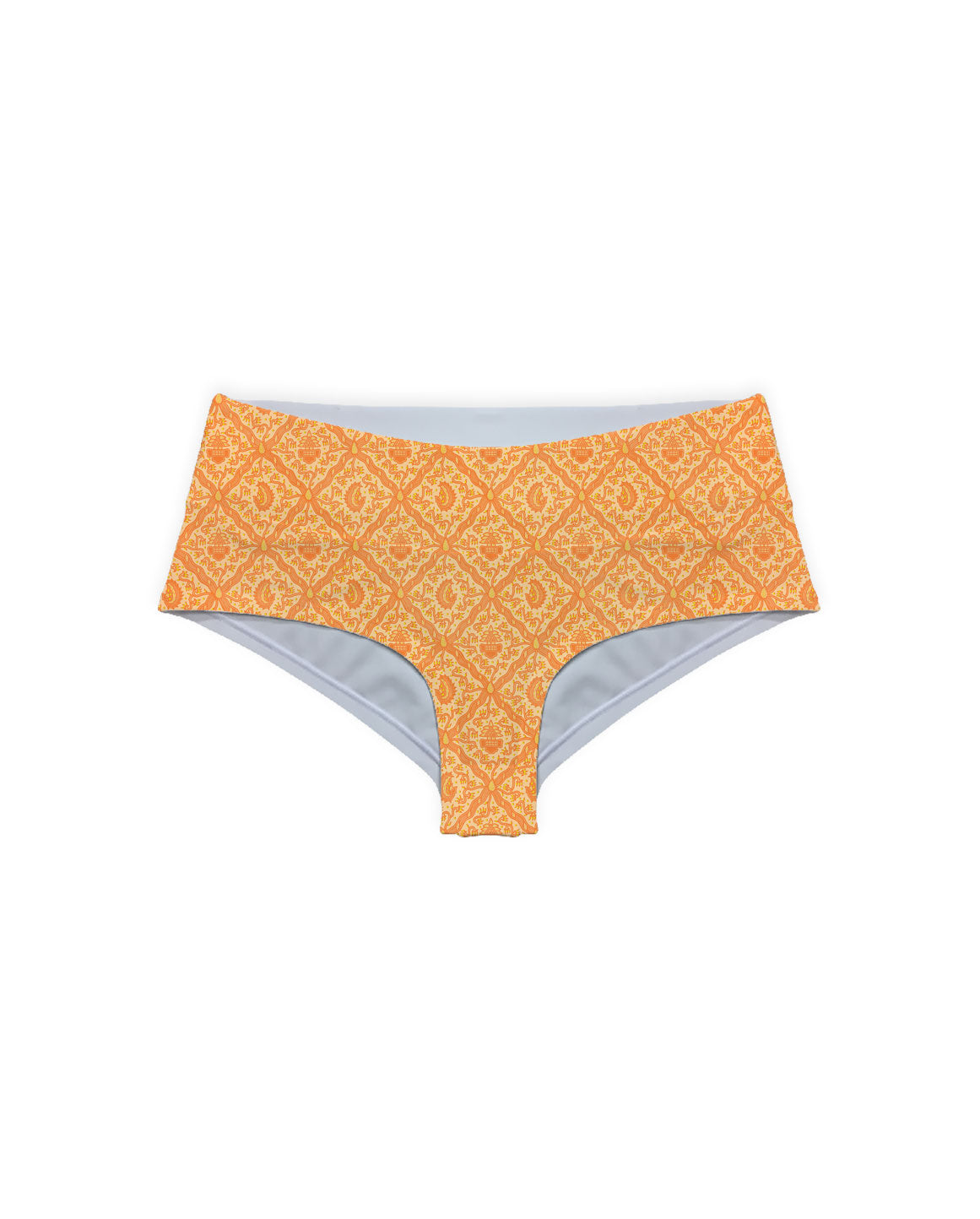 Batik Sidoluhur Orange Series Boy shorts Bottom - DOKOYO