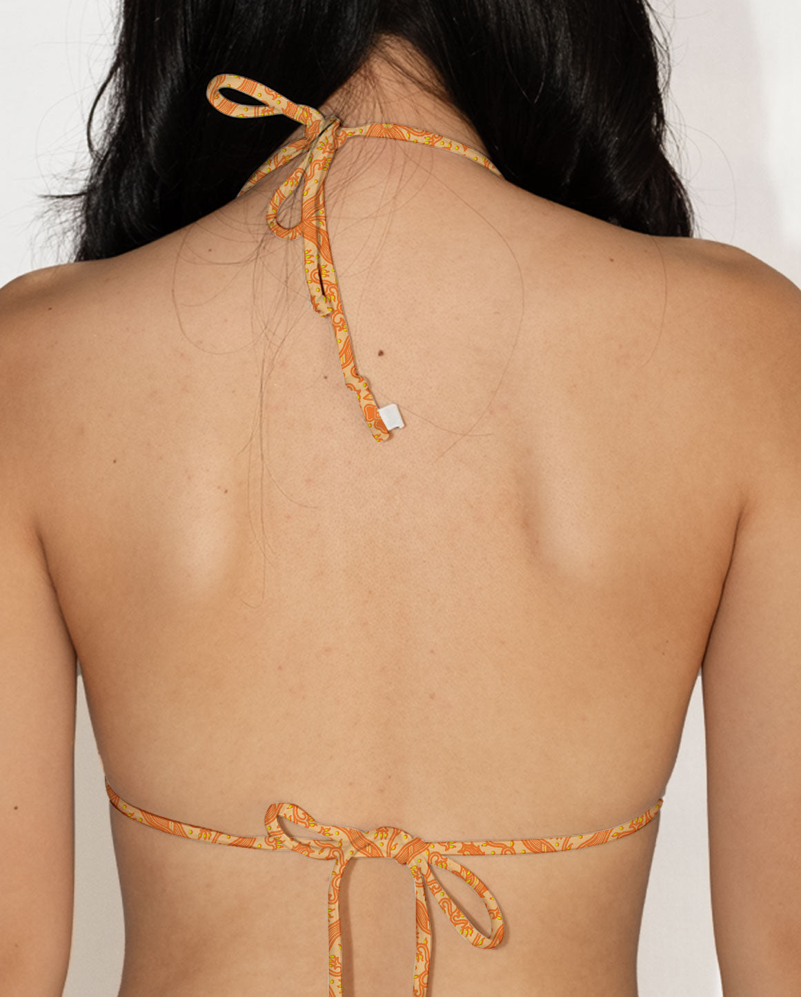 Batik Sidoluhur Orange Series Triangle Bra - DOKOYO