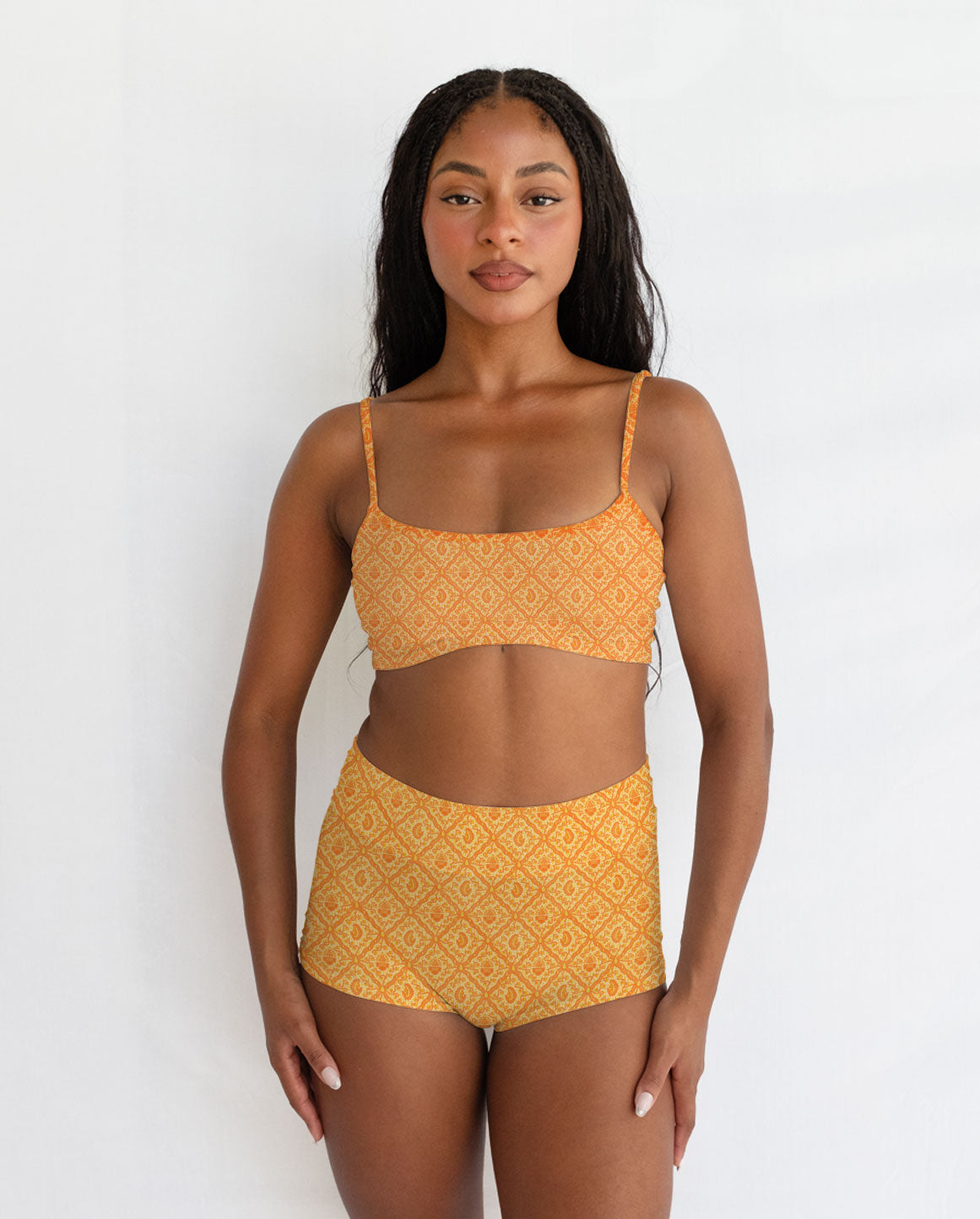 Batik Sidoluhur Orange Series Tube Style Bra - DOKOYO