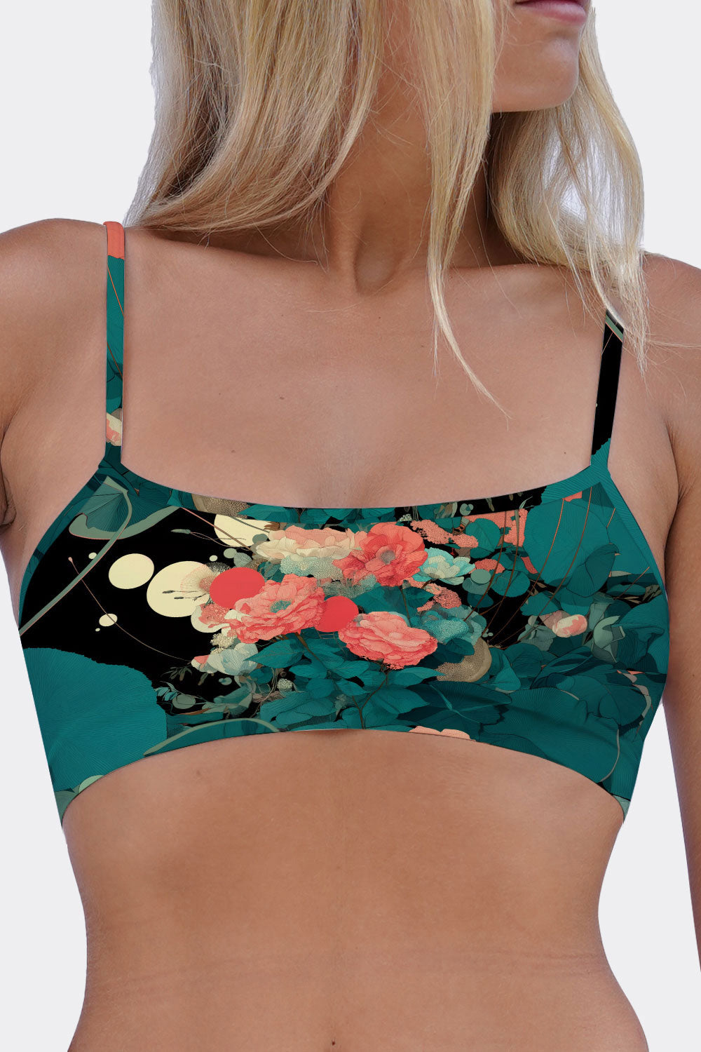 BRALETTE CATS & FLOWERS 12