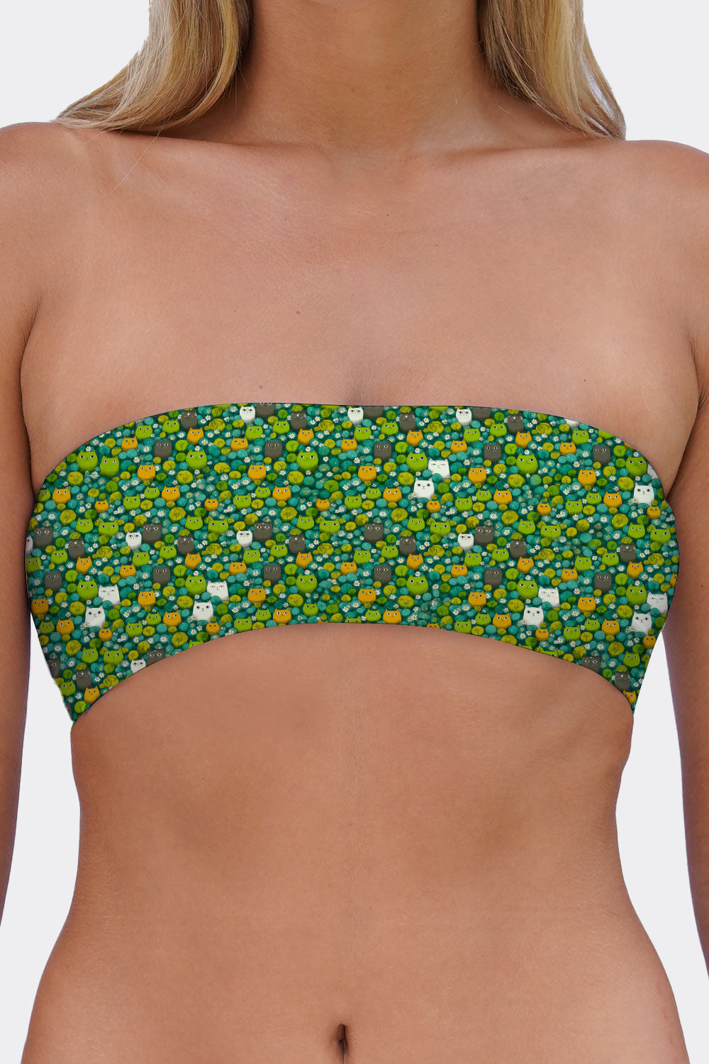 TUBE BRA CATS & FLOWERS 31