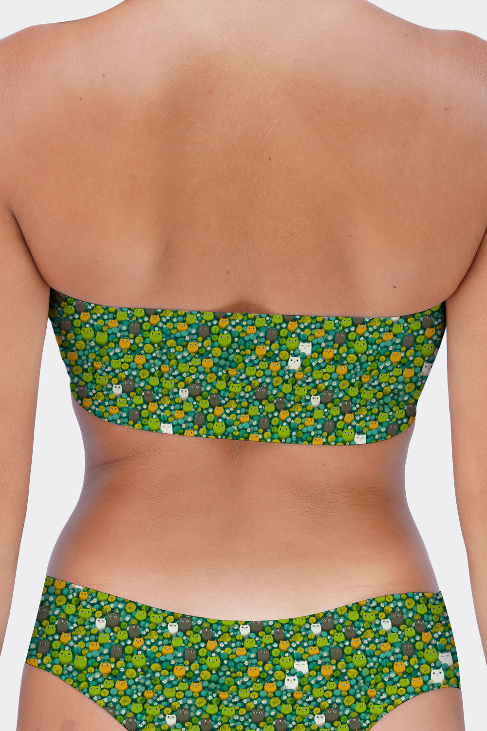 TUBE BRA CATS & FLOWERS 31