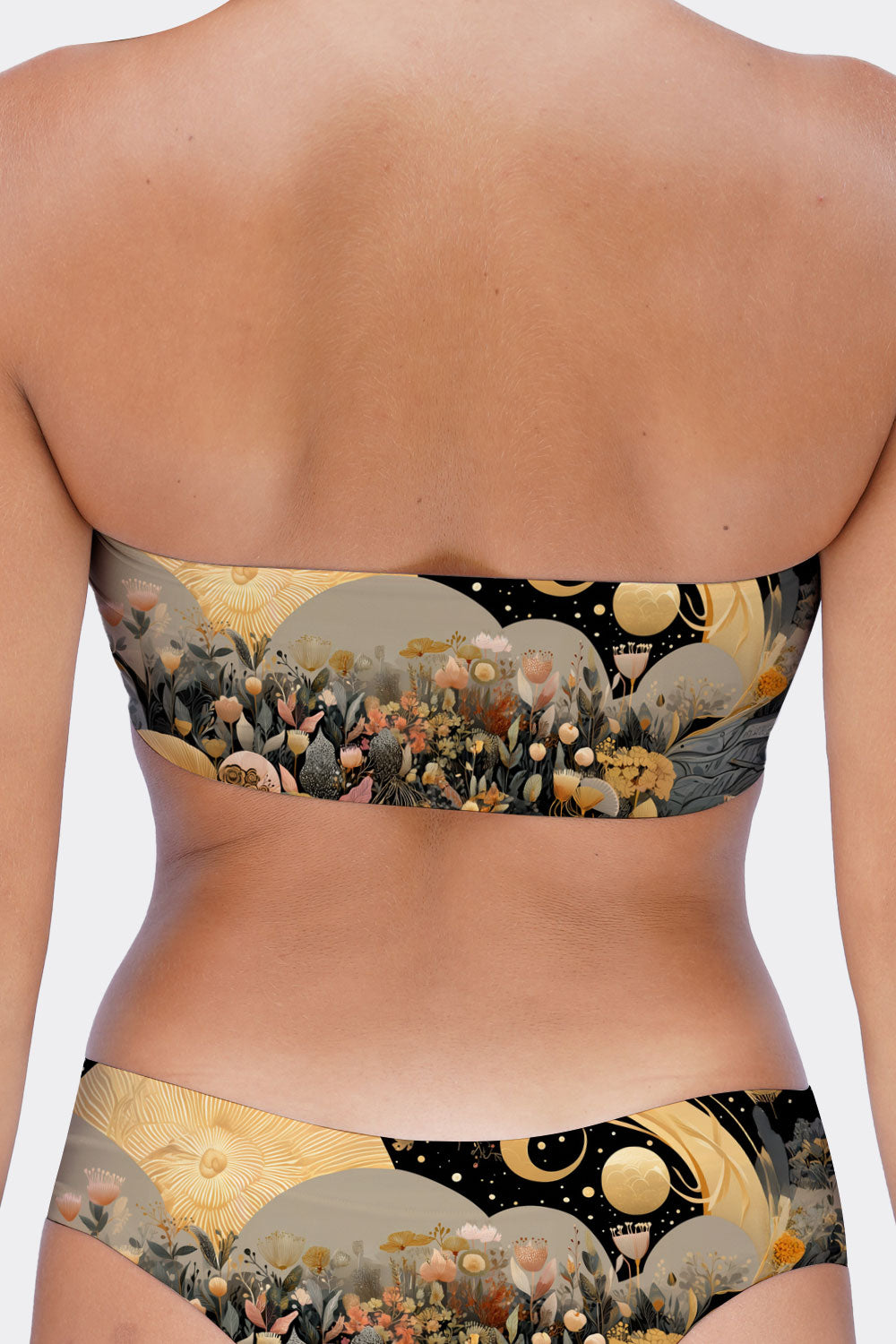 TUBE BRA CATS & FLOWERS 3