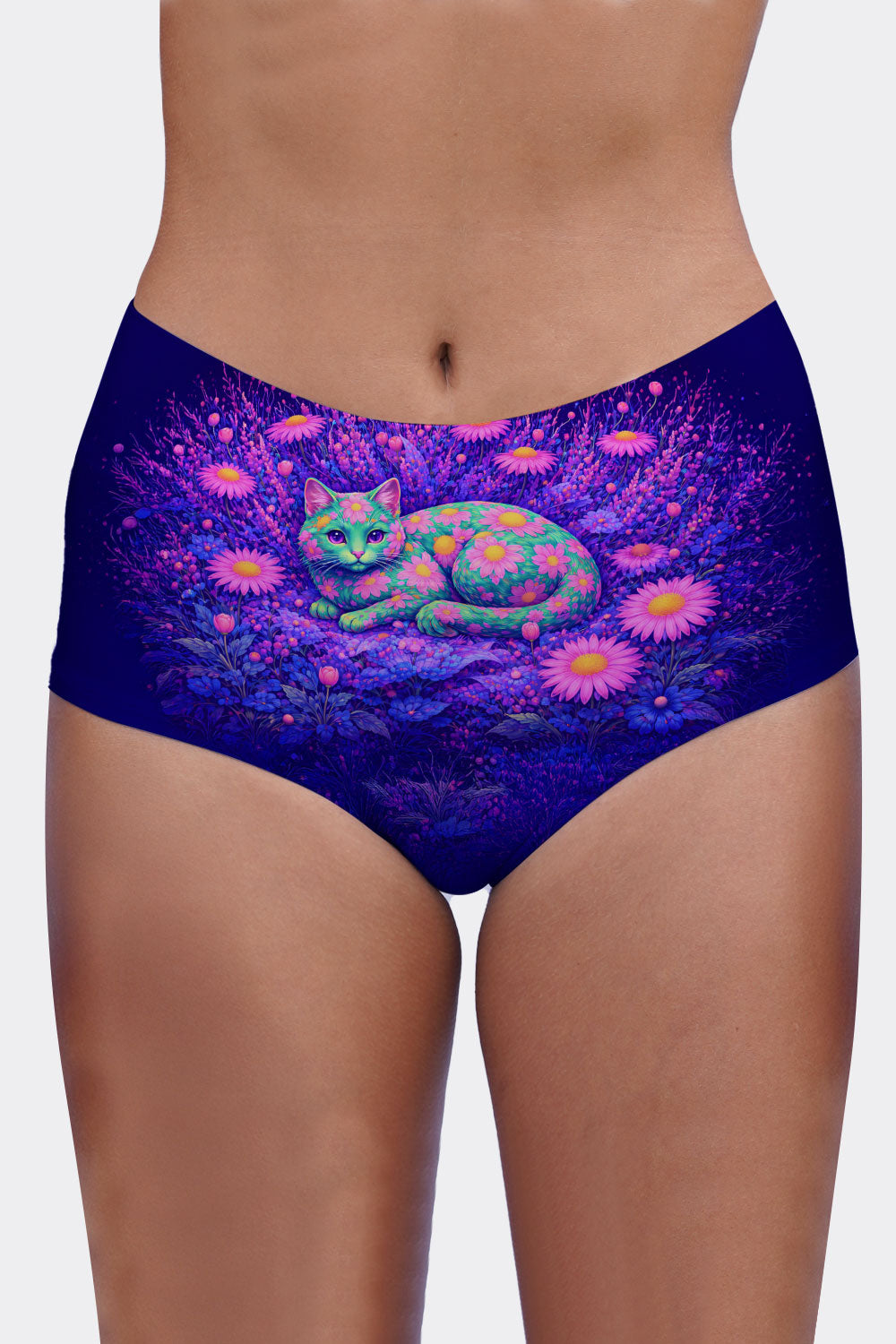 MIDWAIST CATS & FLOWERS 41