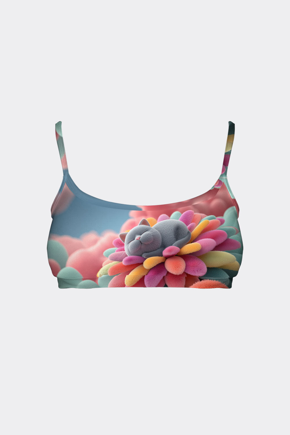 BRALETTE PUSS & FLOWER 43