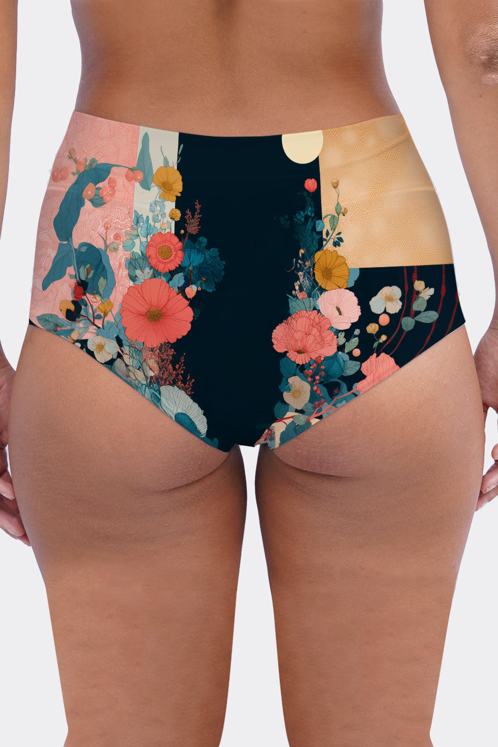 MIDWAIST CATS & FLOWERS 45