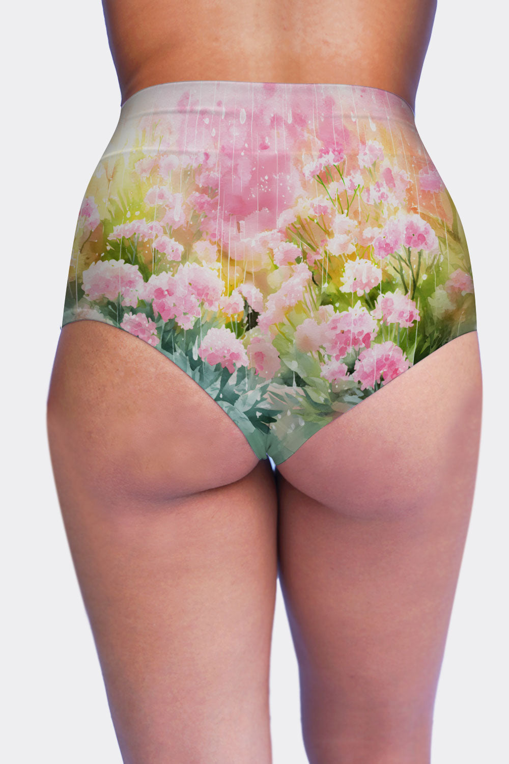 HIGH WAIST CATS & FLOWERS 46