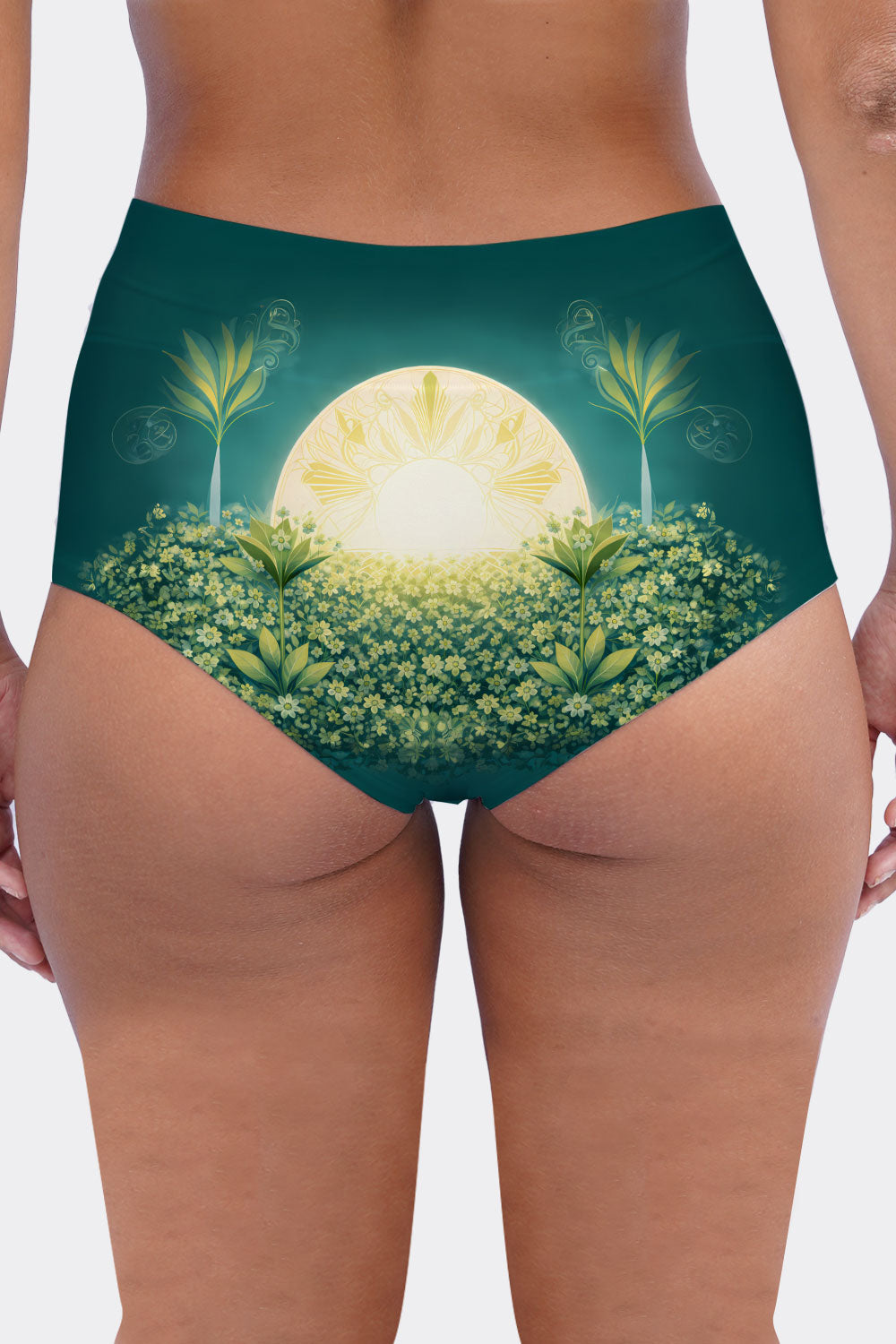 MIDWAIST CATS & FLOWERS 50