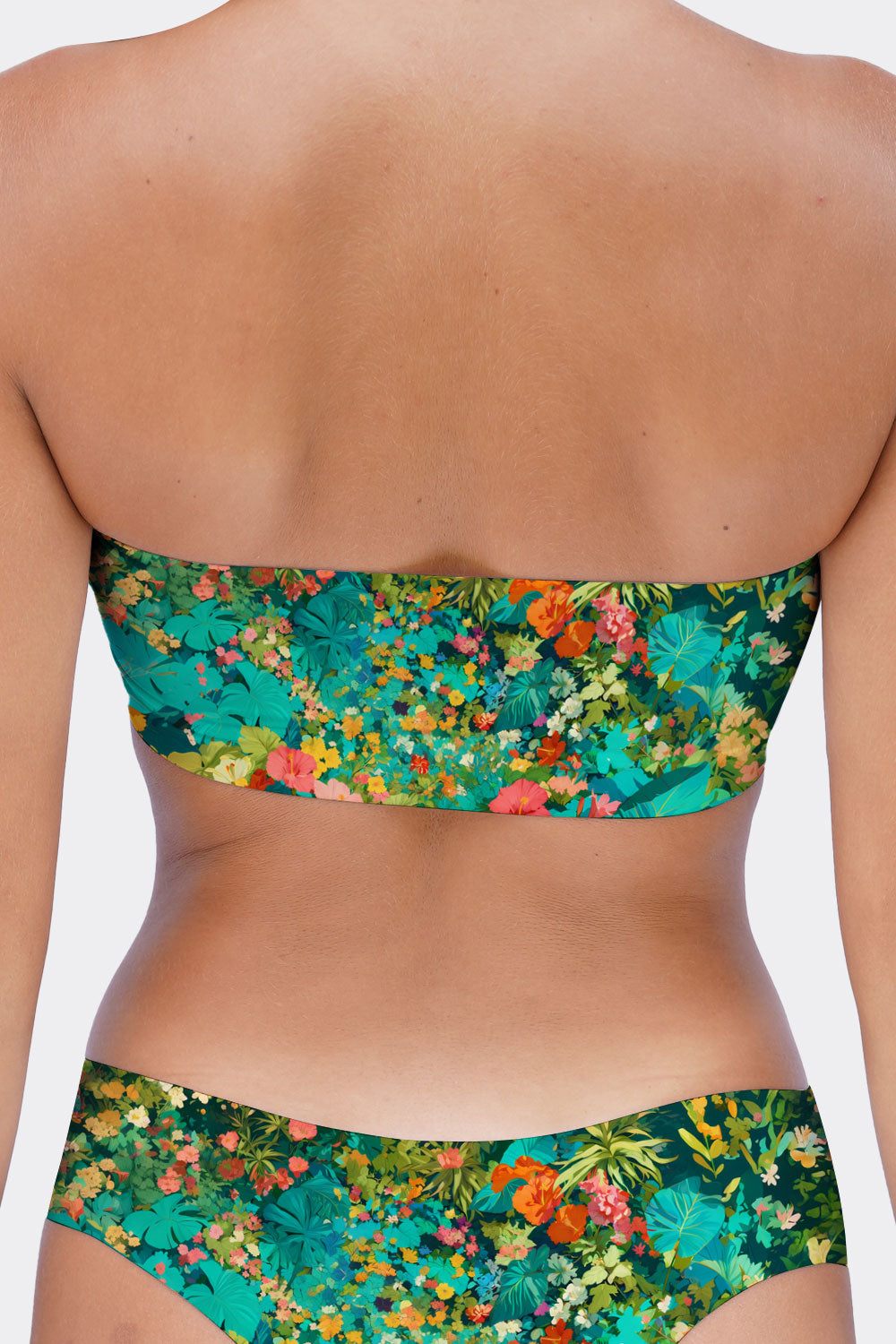 TUBE BRA CATS & FLOWERS 53