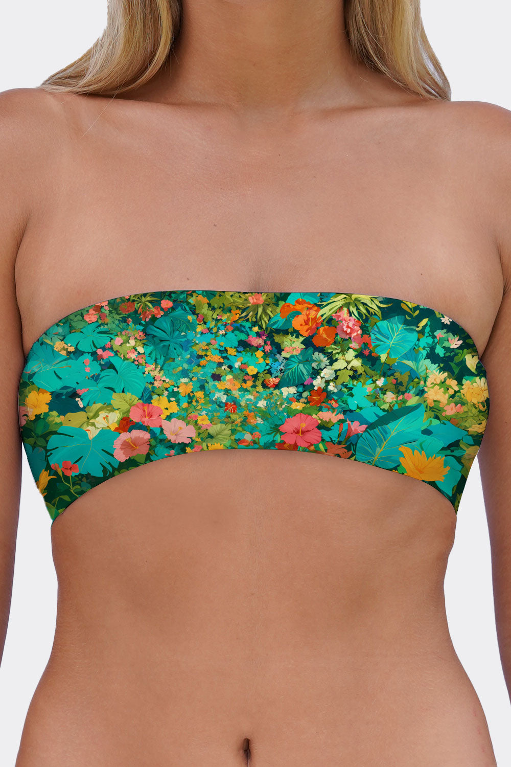 TUBE BRA CATS & FLOWERS 53