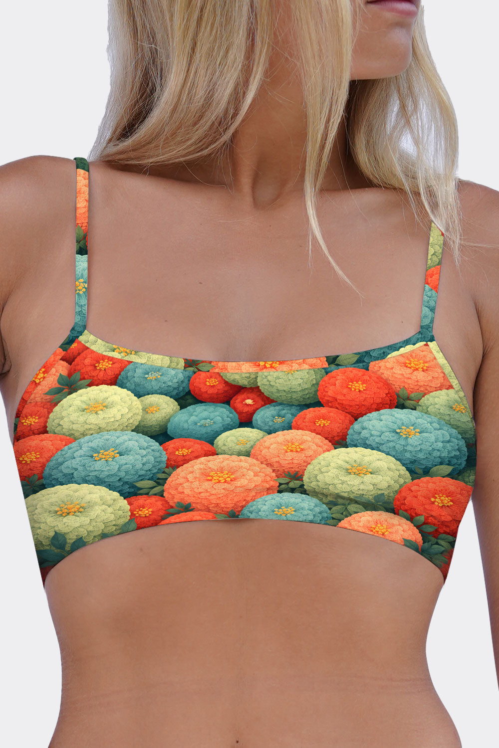 BRALETTE CATS & FLOWERS 63