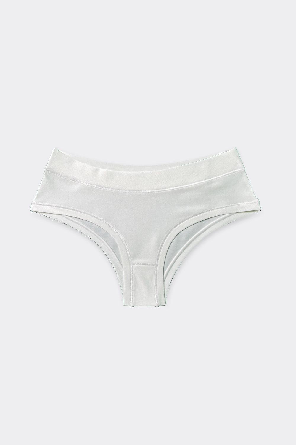 White Tencel Hipster Underwear - DOKOYO