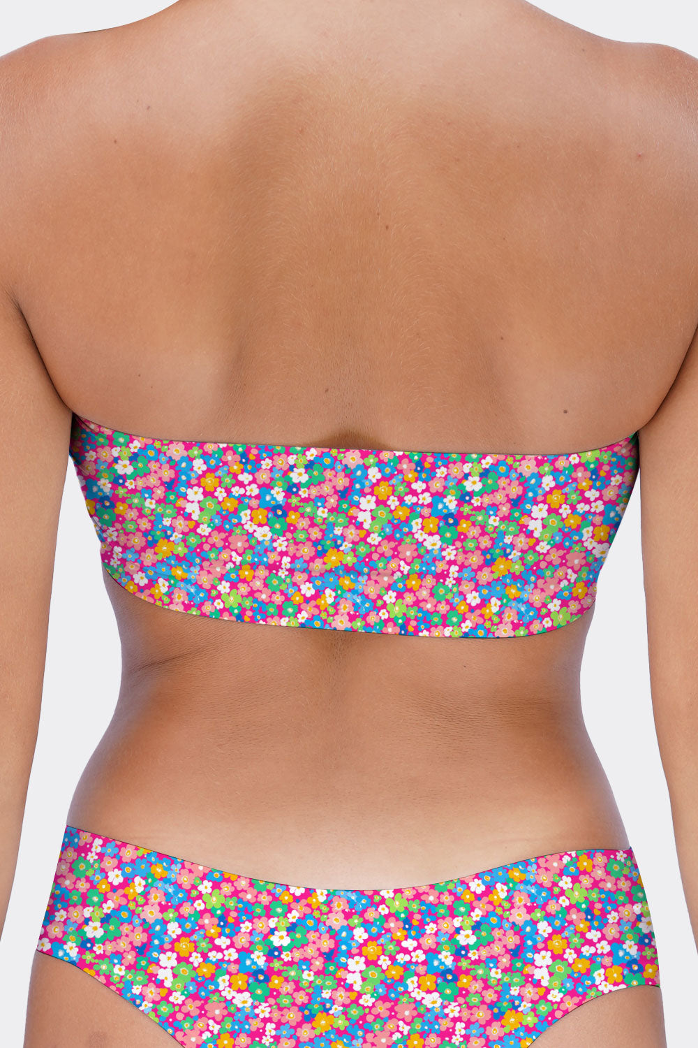 TUBE BRA TINY FLOWERS 1
