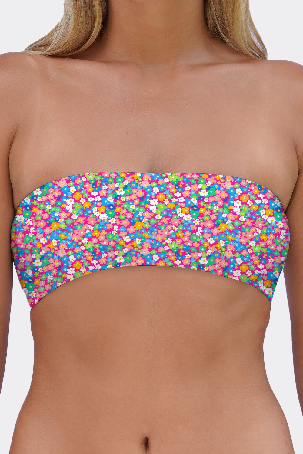 TUBE BRA TINY FLOWERS 1