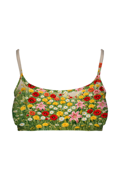 Bralette - Poppy Meadow Cat
