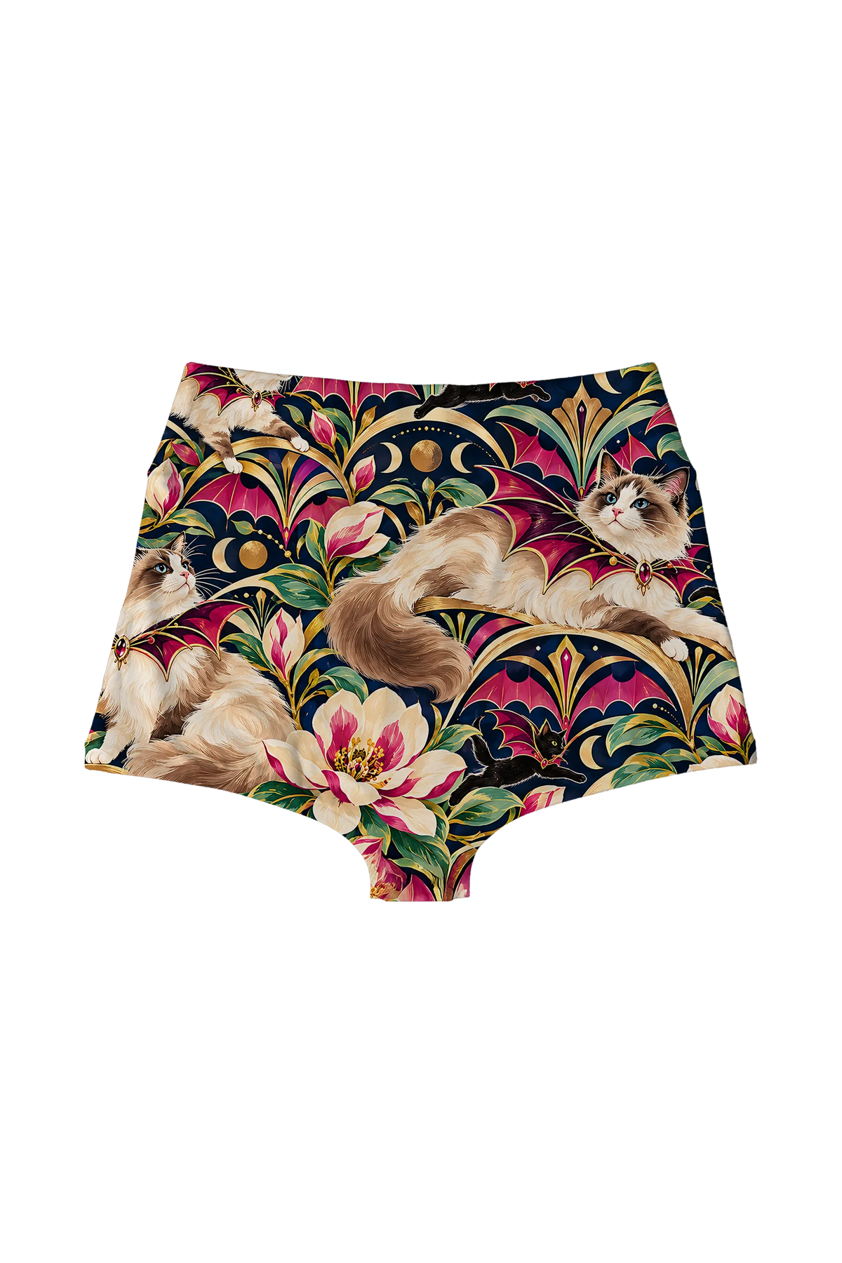 Bat Wing Ragdoll Cats highwaist, back view