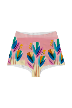 Highwaist - Striped Tulip Abstract