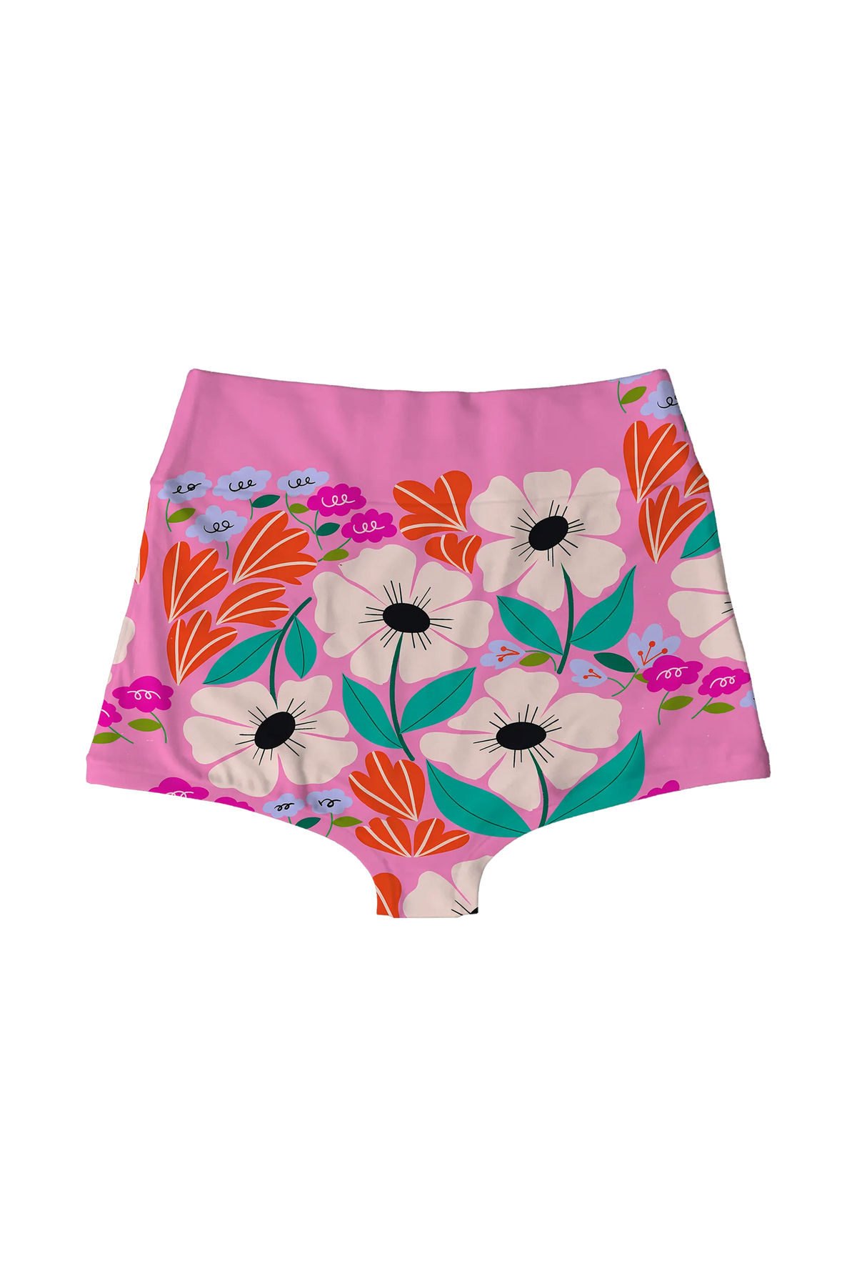 Anemone Pink Pop highwaist, back view