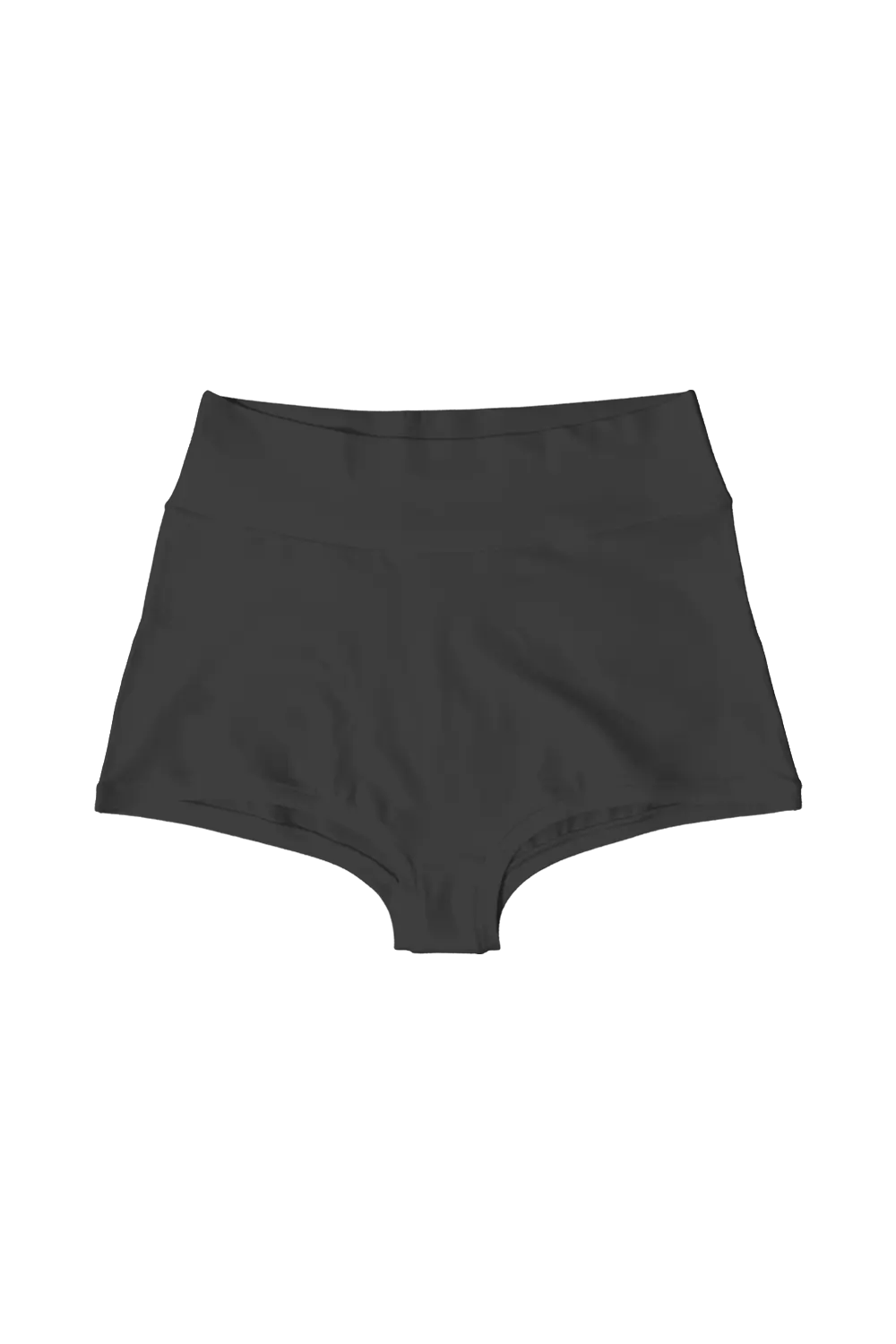 Black High Waist Tencel high waist brief, front view