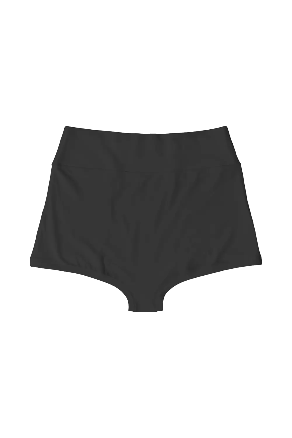 Black High Waist Tencel high waist brief, back view