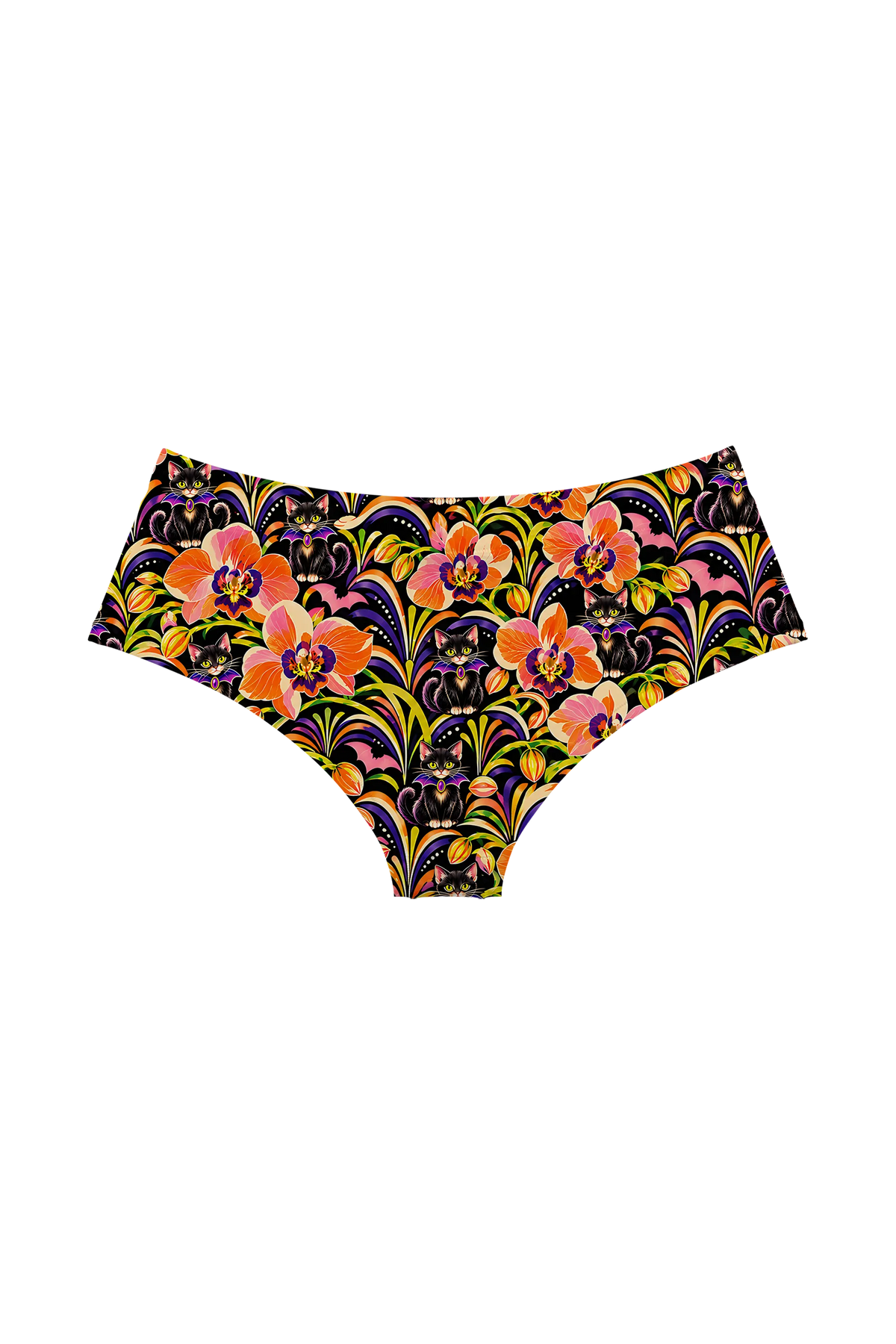 Bat Collar Kittens hipster, back view