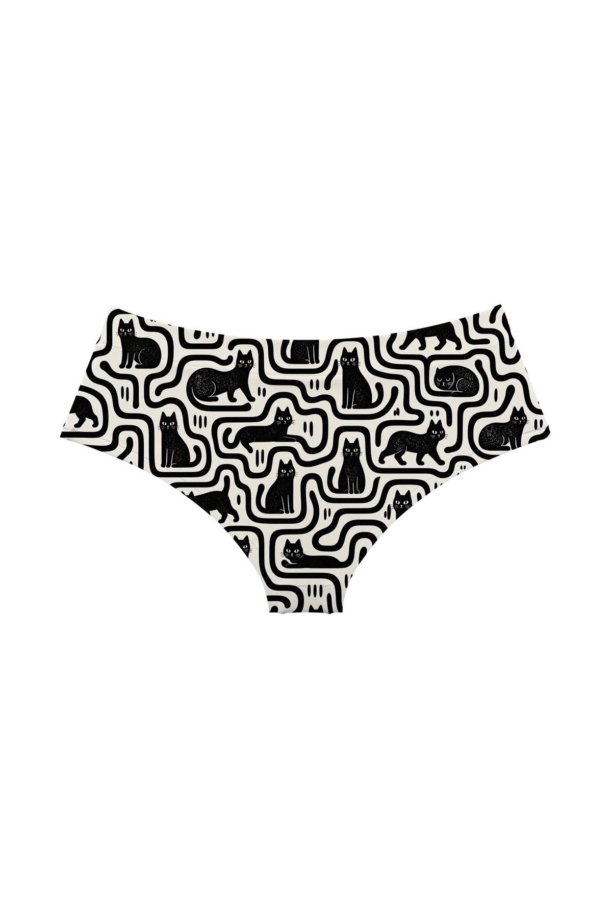 Black Cat Maze hipster, back view