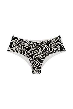 Hipster - Black Cat Swirl