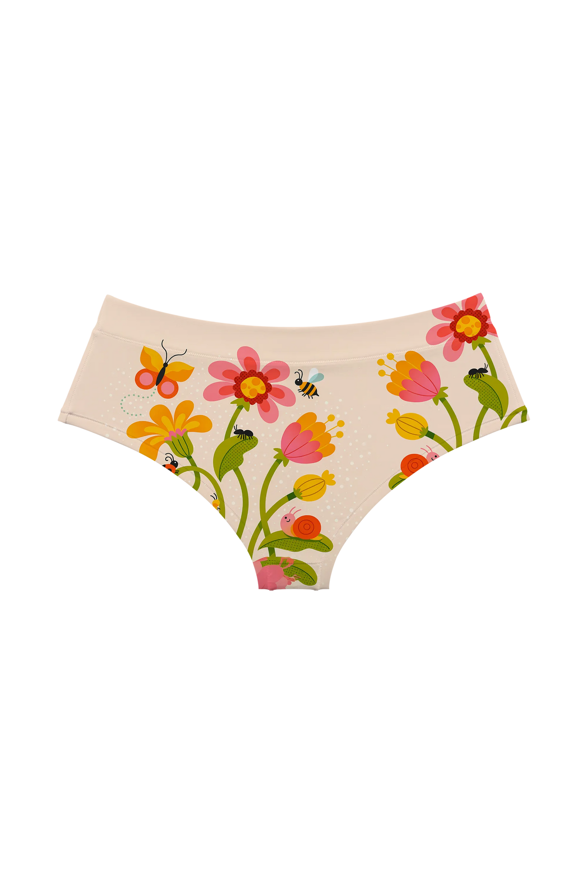 Buzzing Garden Blooms hipster, back view