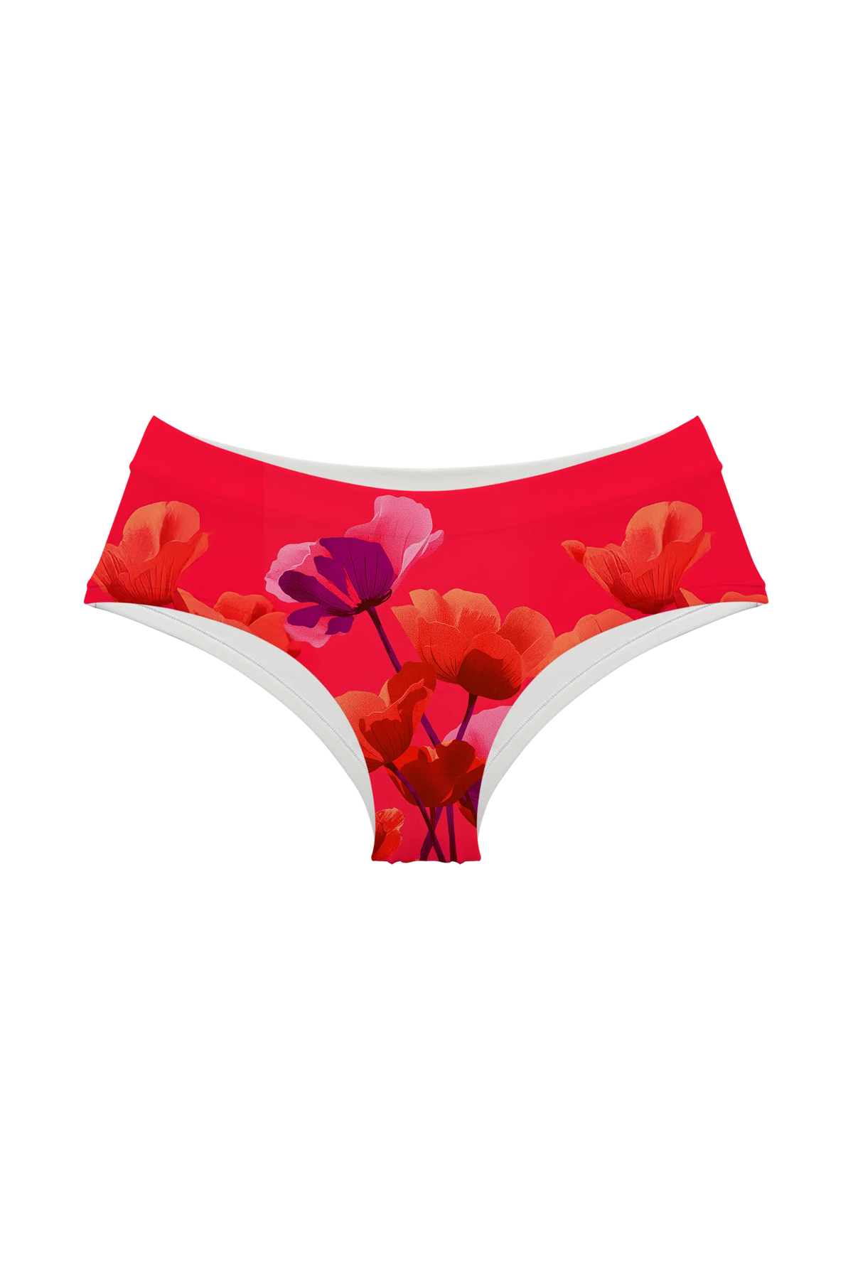 Crimson Poppies hipster, front view