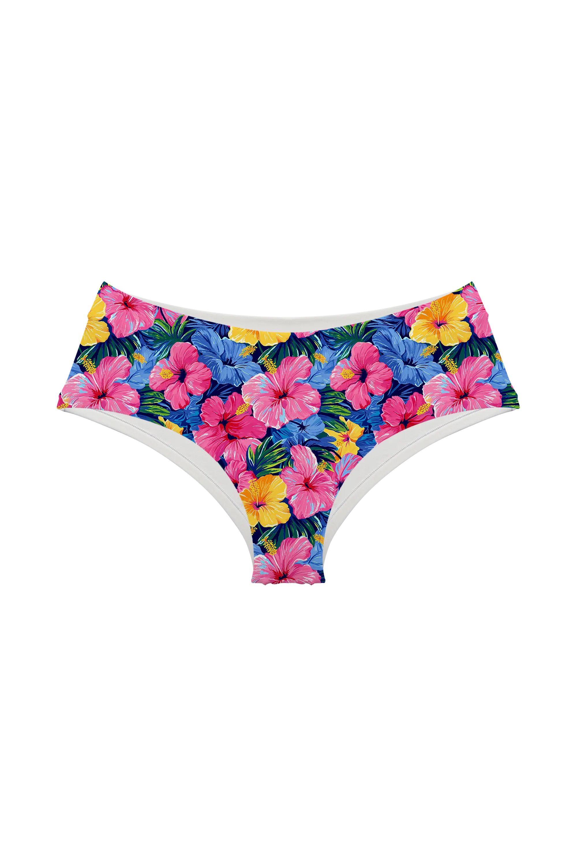 Tropical Hibiscus Tile hipster, front view