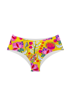 Hipster - Pink Blossom on Yellow