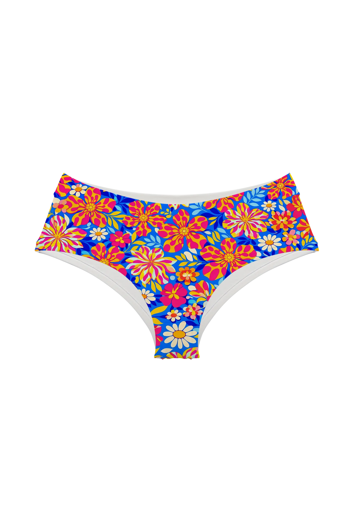 Ditsy Bloom Blue hipster, front view