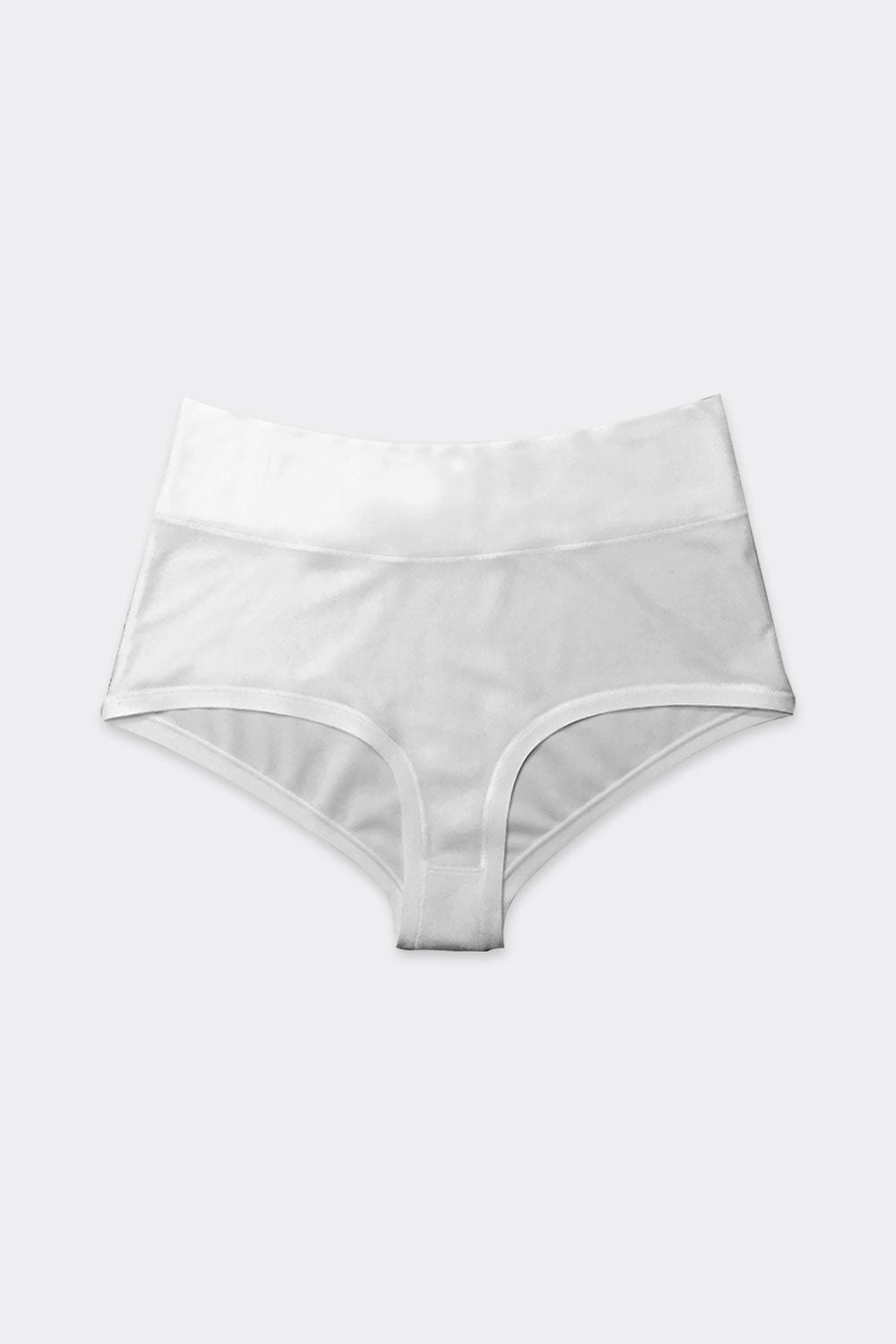 White Tencel High Waist Underwear