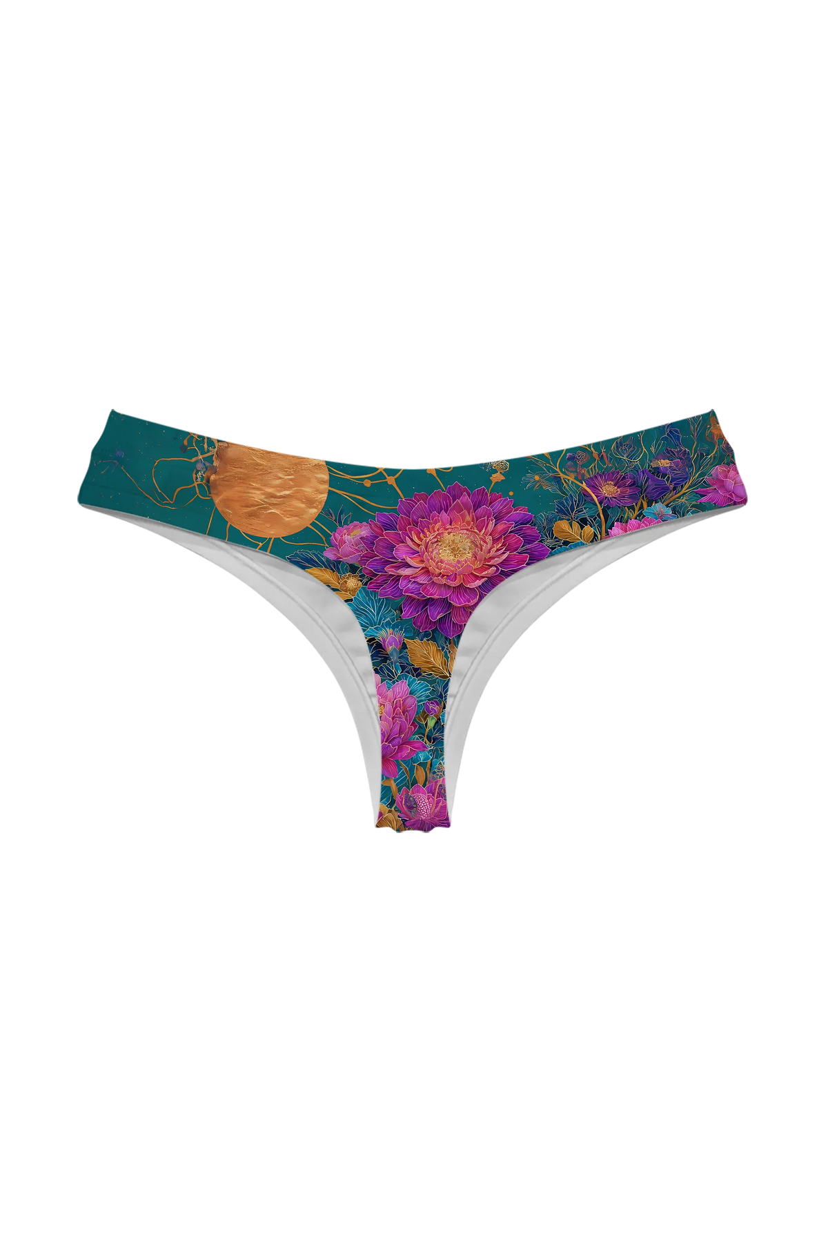 Starlit Dahlia Cat thong, back view