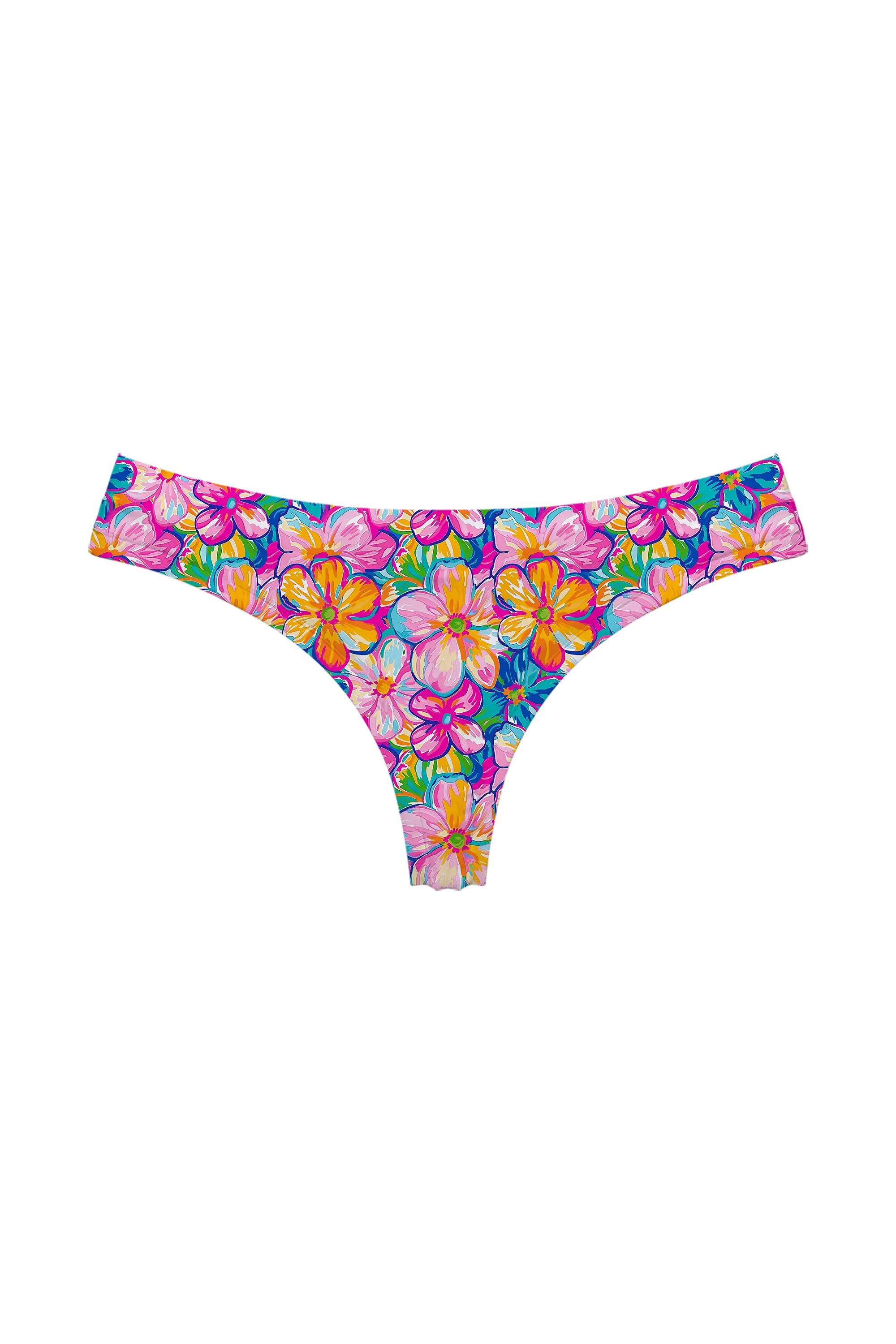 Confetti Petal Bloom thong, front view