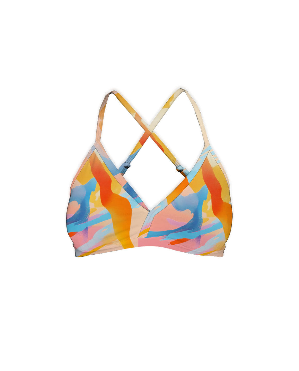 Abstract Pattern Series 15 Cross Bra