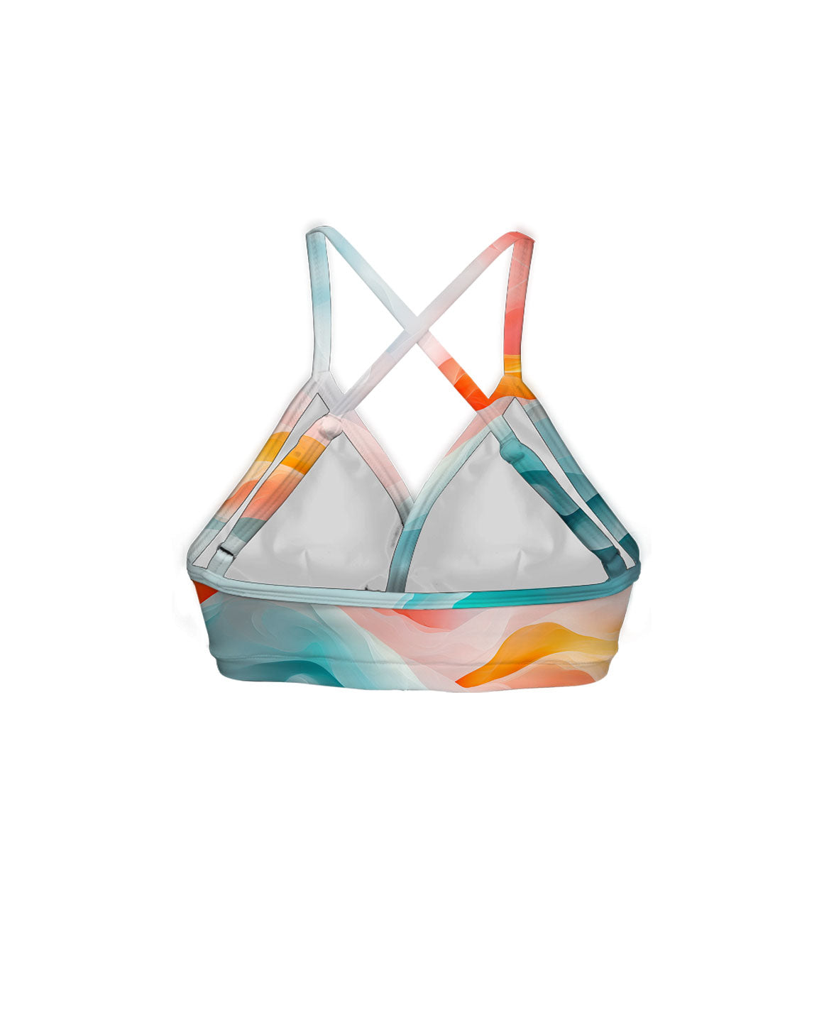 Abstract Pattern Series 16 Cross Bra