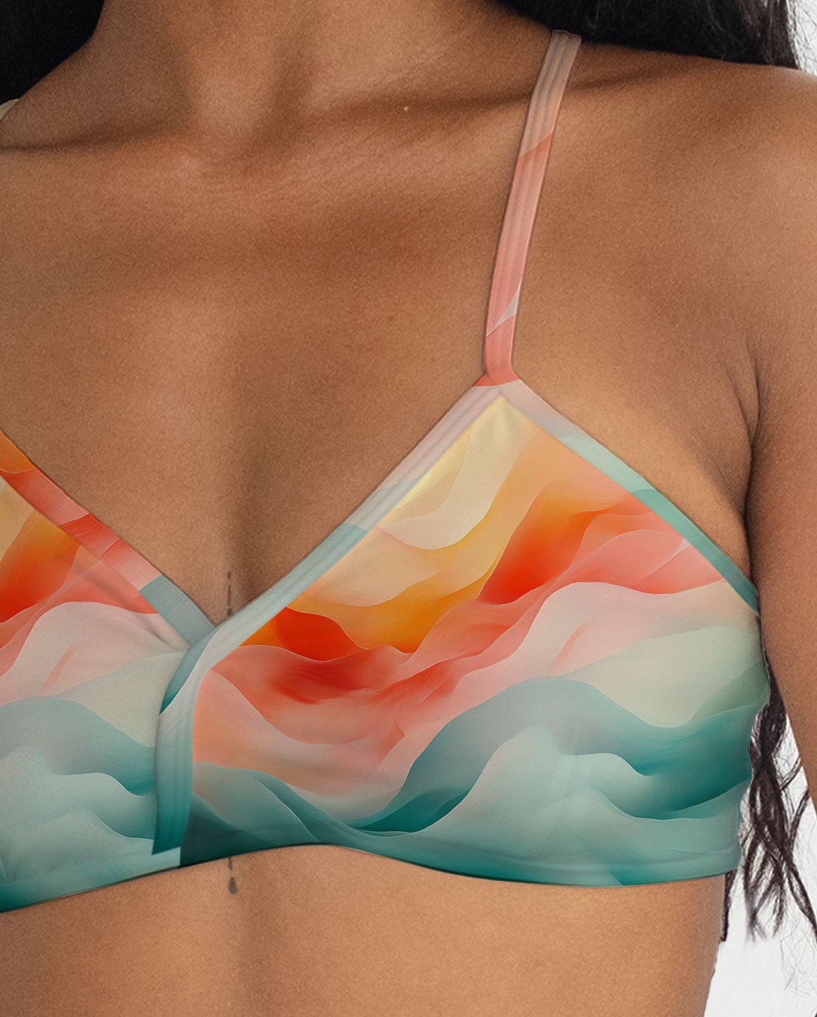 Abstract Pattern Series 16 Cross Bra