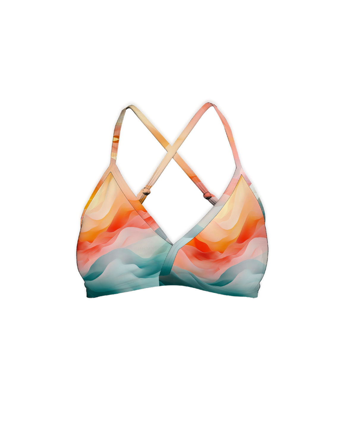 Abstract Pattern Series 16 Cross Bra