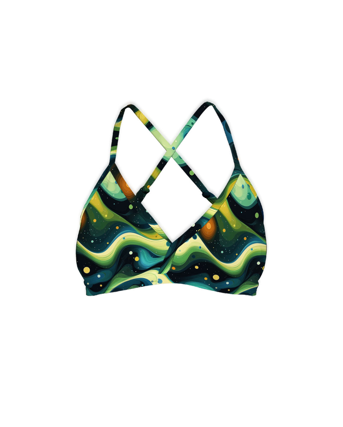 Abstract Pattern Series 1 Cross Bra